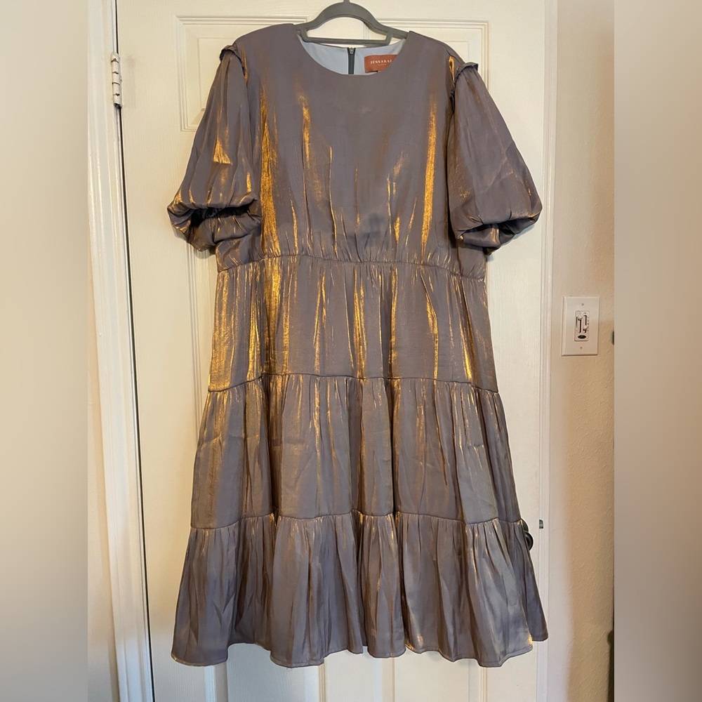 Elegant Metallic Dress